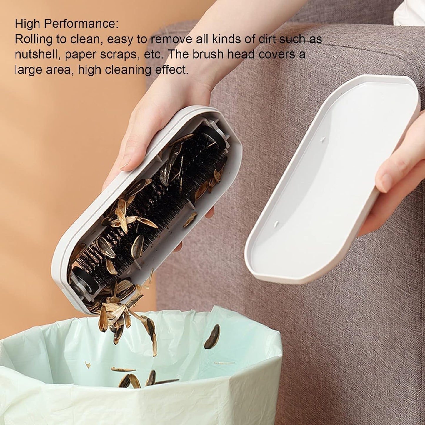 Handheld Crumb Sweeper: Reusable Portable Debris Brush for Efficient Cleaning of Tablecloths and Placemats
