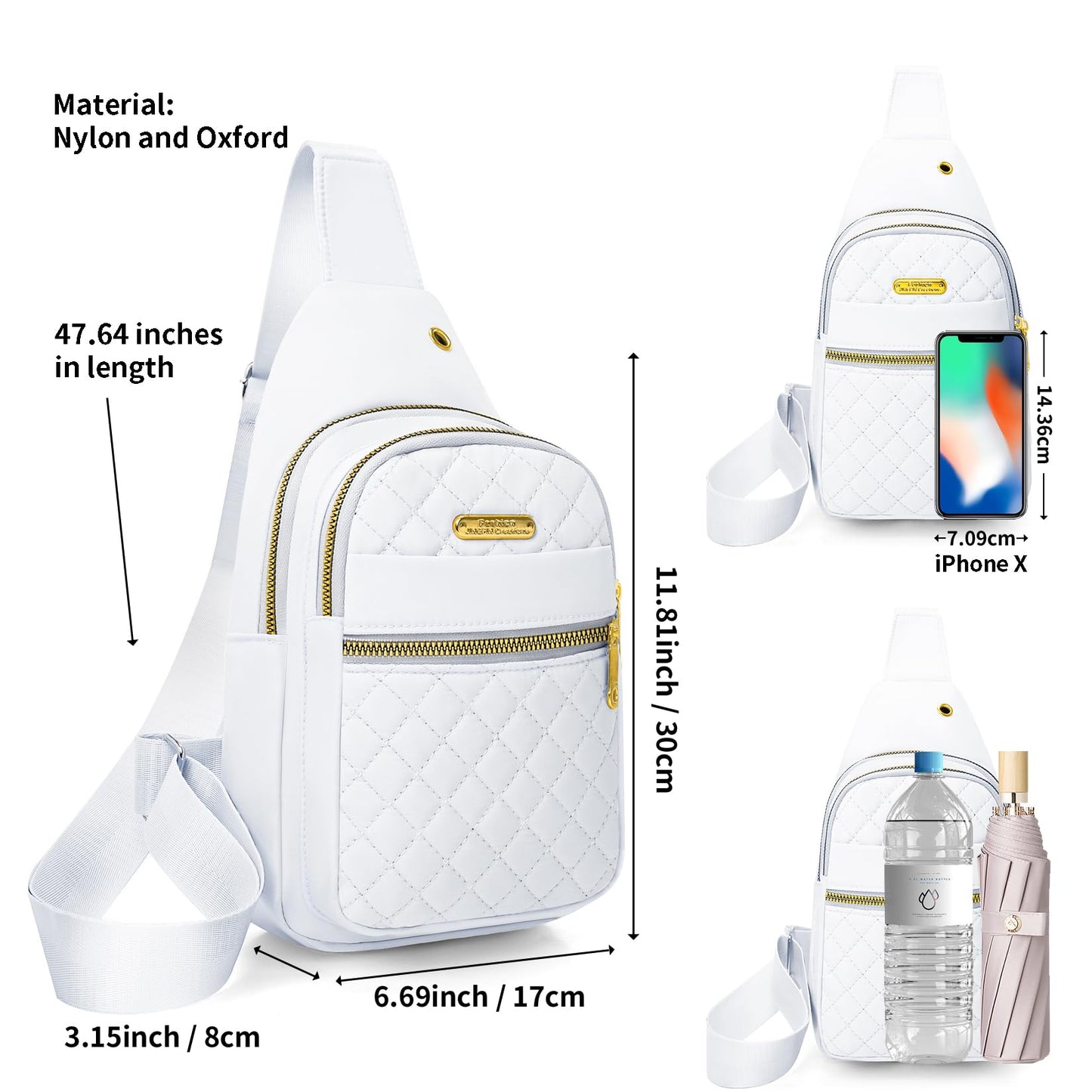 Small Sling Bag For Women Men Casual Crossbody Sling Backpack