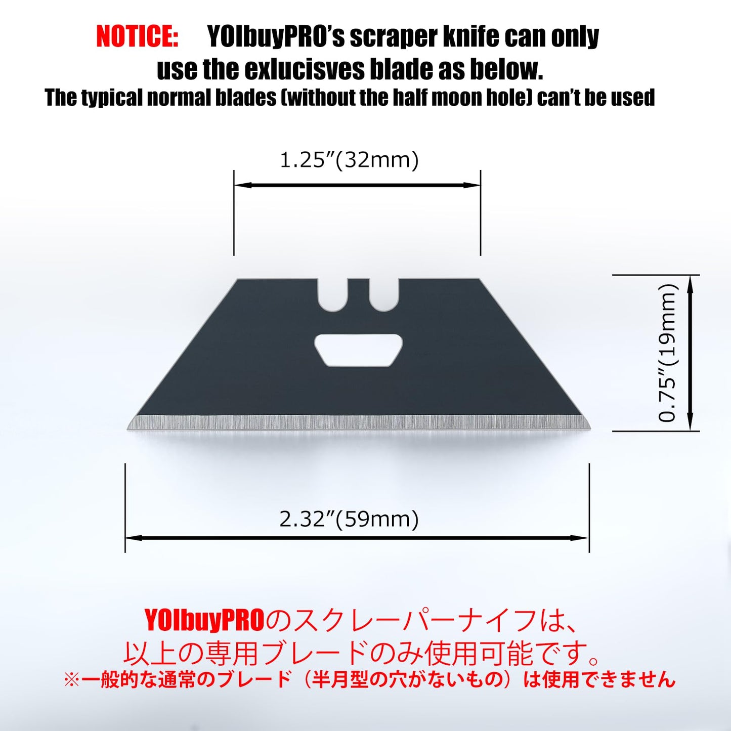 YOIbuy PRO Foldable Utility Knife with Scraper Function, Holds 2 Replacement Blades, Zinc Alloy Body, SK2 Replacement Blade