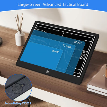 Electronic 16 inch Basketball Coaching Boards, Portable Erasable Pro Strategy Board for Training Teaching Competition Command,Tactical Drawing Tablet Coach Gifts (16 inch Basketball)