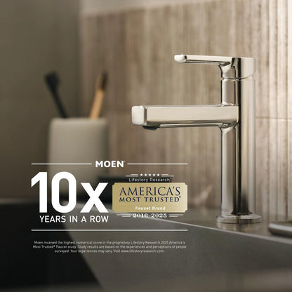 Moen DN0709CH Iso European Single Post Toilet Paper Holder, Chrome