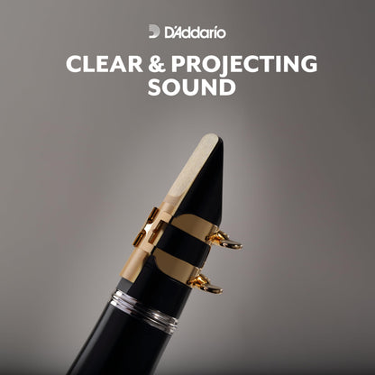 D’Addario Woodwinds, Rico Bb Clarinet Reeds, RCA1025, Strength 2.5, 10-pack