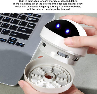Desktop Vacuum Cleaner, Mini Handheld Portable Detachable Vacuum for Cleaning Eraser Crumbs and Dust