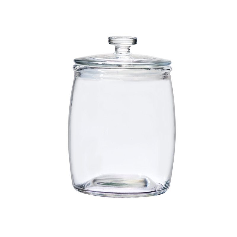 10 Strawberry Street Arlo Glass Canister Small, Set of 2