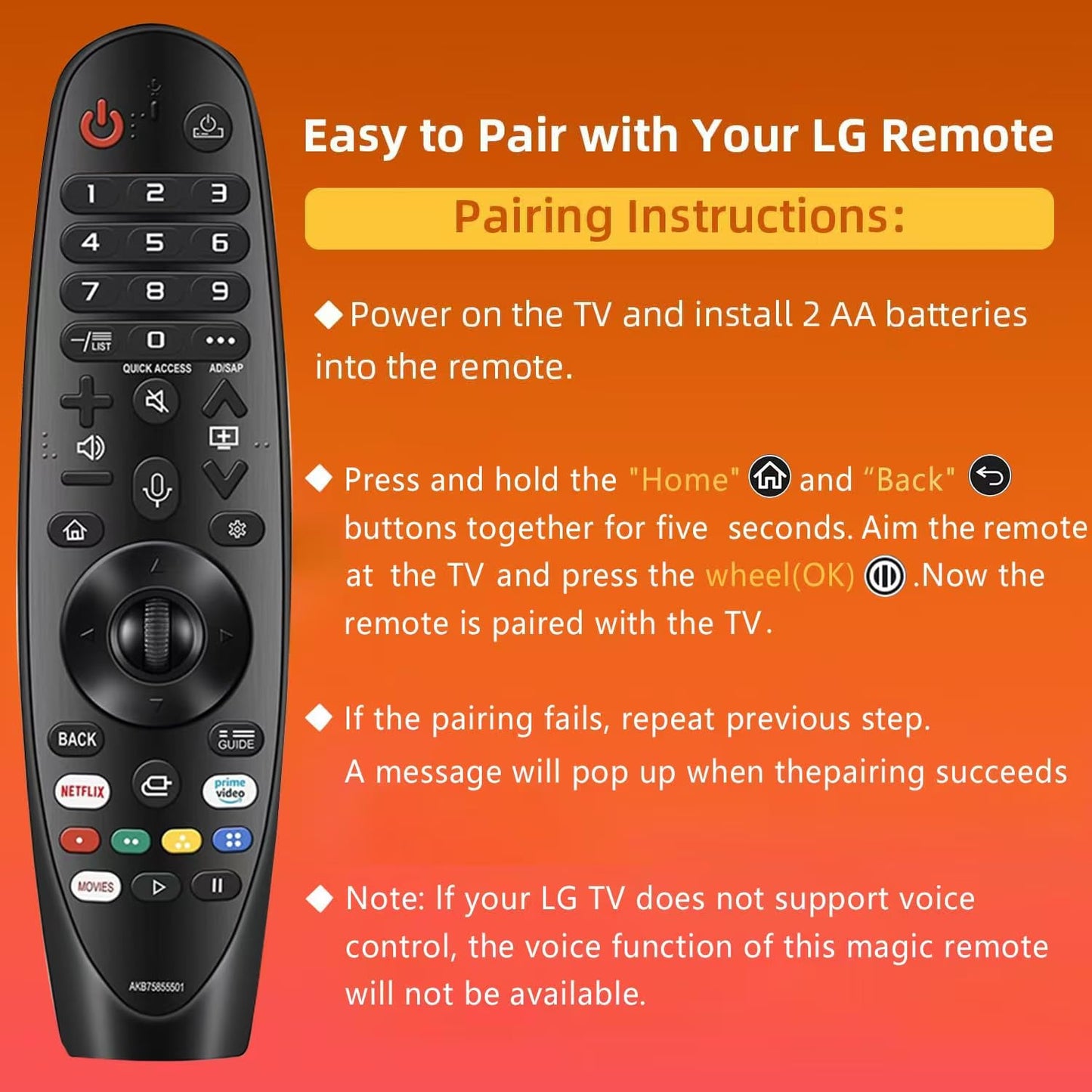 Replacement for Sony TV Remote, for All 2019-2025 Sony Remote Control for Bravia Smart TV with Voice Control. for Bravia XR/XBR/KD/K Series Google/Android TVs. 1-Year Warranty.