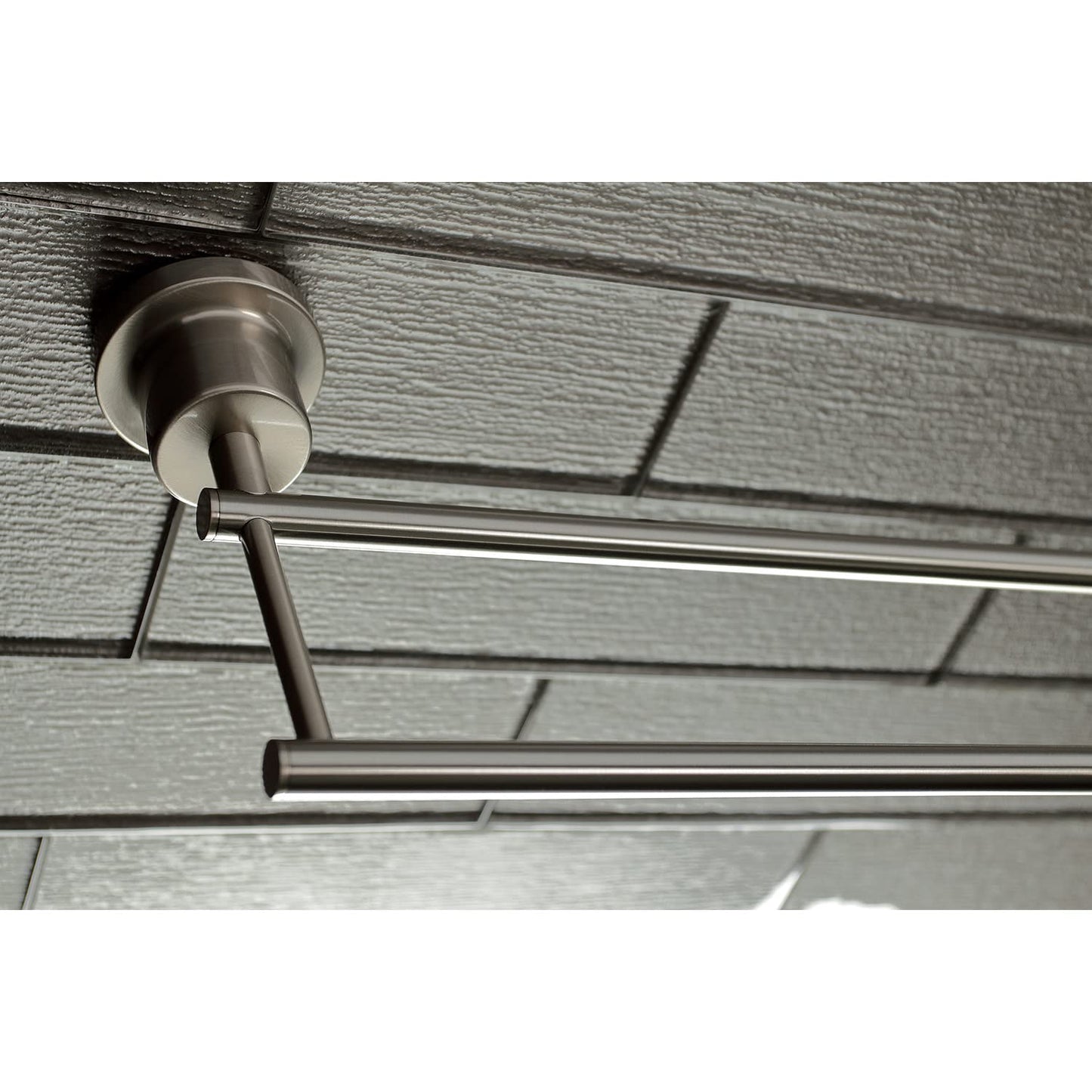 Kingston Brass BAH8213478C Concord 5-Piece 24-Inch Dual Towel Bar Bathroom Accessory Set in Polished Chrome