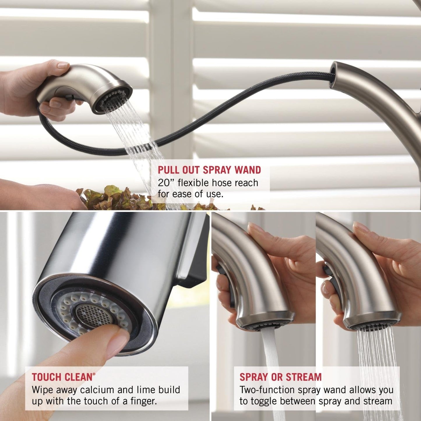 Delta Faucet Cassidy Pull Out Kitchen Faucet, Polished Nickel Kitchen Sink Faucet, Kitchen Faucet with Pull Out Sprayer, Magnetic Docking Spray Head, Polished Nickel 4197-PN-DST