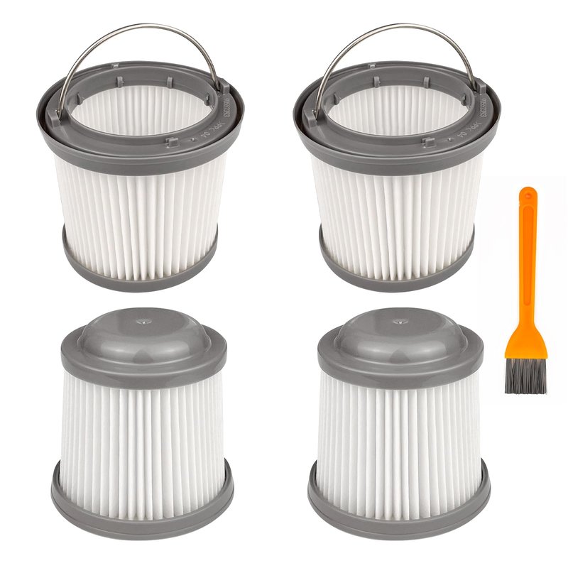 4 Pack PVF110 Replacement Filter Compatible with Black and Decker Handheld Pivot Vacuum BDH2000PL BDH2020FLFH PHV1410 PHV1810 PHV1210 BDH2020FL, Washable Hand Vac Filters
