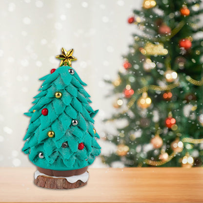 LAHAND Christmas Trees Crafts Sets，Air Dry Clay Kits for Kids，Modeling Clay Christmastree DIY Sets,Christmas Stocking Stuffers Perfect for Winter Children's Holiday Party Decoration Gifts