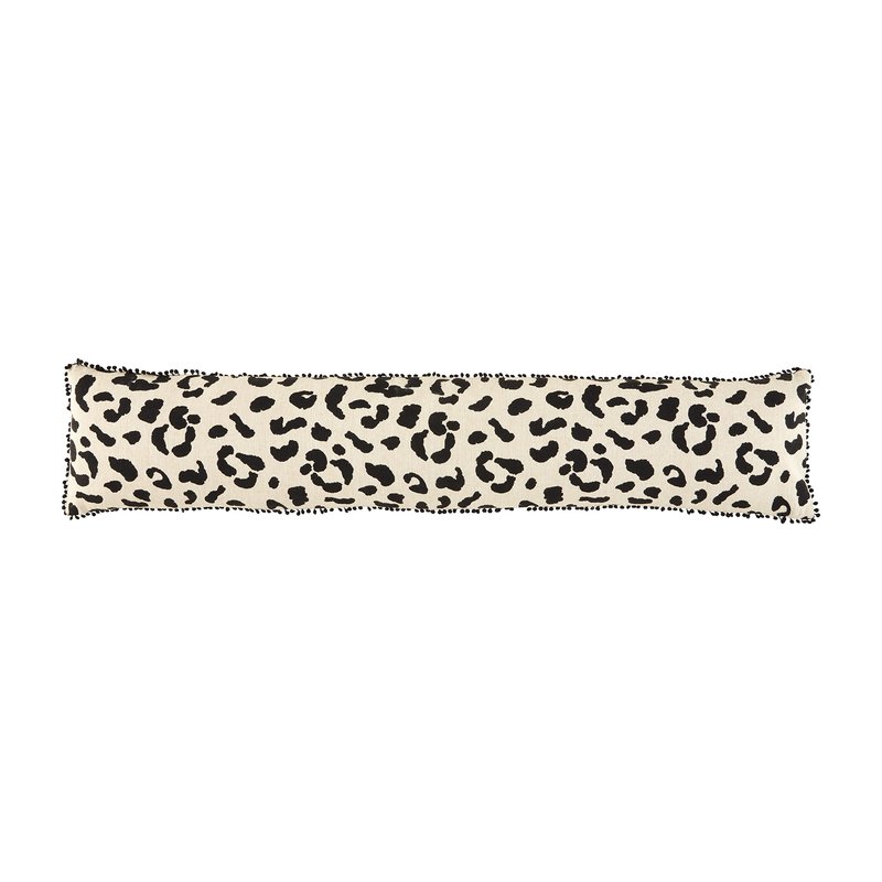 Mud Pie Cheetah Animal Print Pillow, 7" x 35"