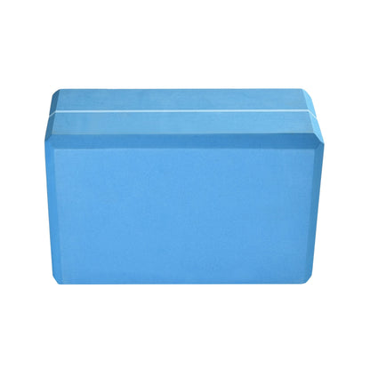 Hugger Mugger 4 in. Foam Yoga Block - Strong and Stable, Beveled Edges for Comfort, Most Favored Block Size, Helps with Alignment and Support in Many Poses