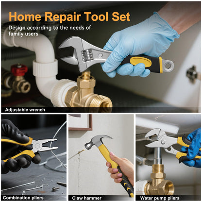CRESOLVIA 328 Piece Tool Kit for Home,Hand Repair Tool Set,Toolbox Storage Case with Drawer,General Household/Auto Tool Kit,Perfect for Homeowner, DIY, Handyman