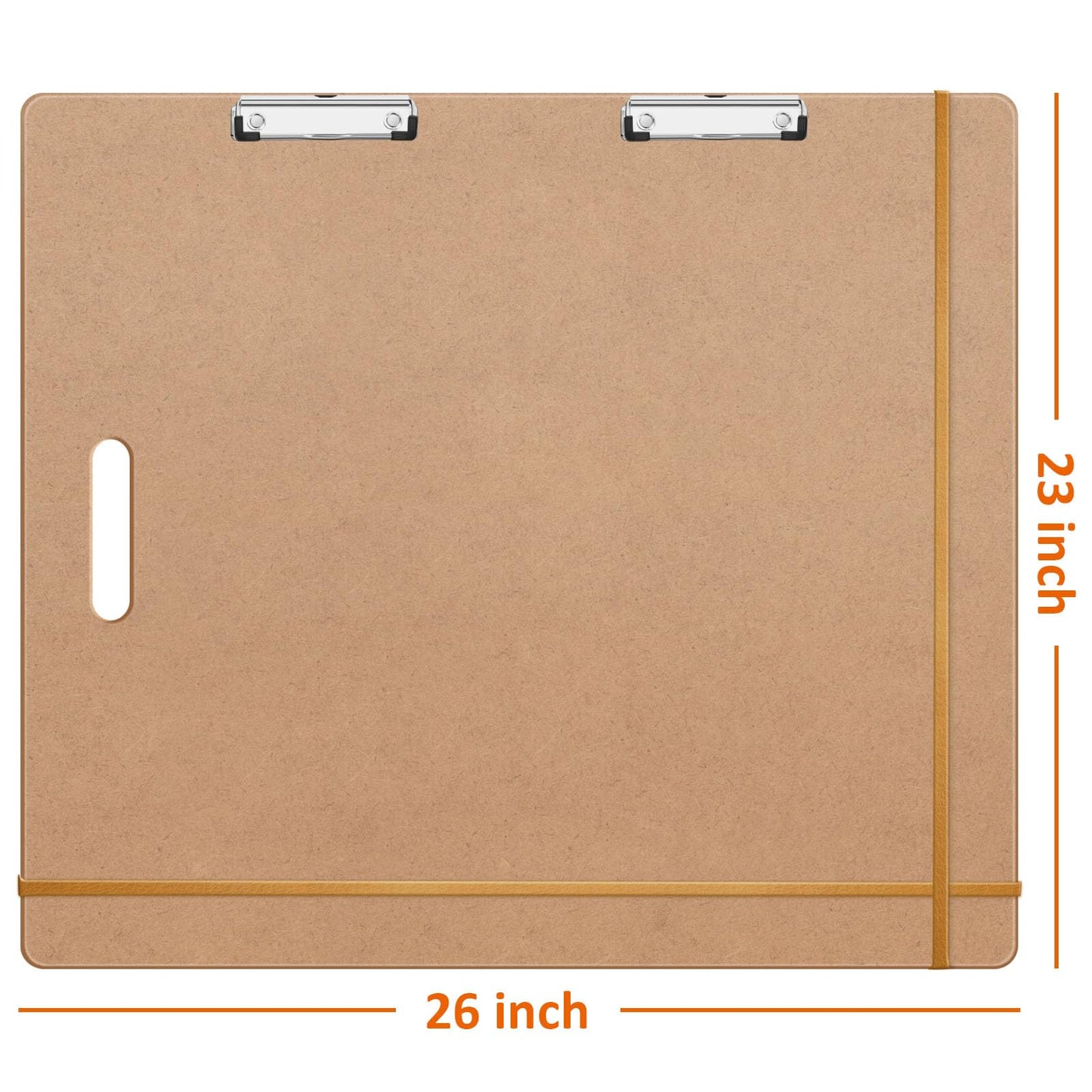 tutata 23 x 26 Drawing Board, Sketch Board with Handle, Portable Art Clipboard for Drafting, Artist Tote Board
