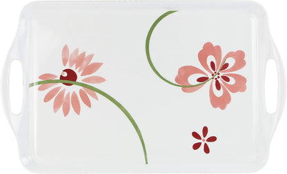 Durable Rectangular Melamine Serving Tray in Classic Design