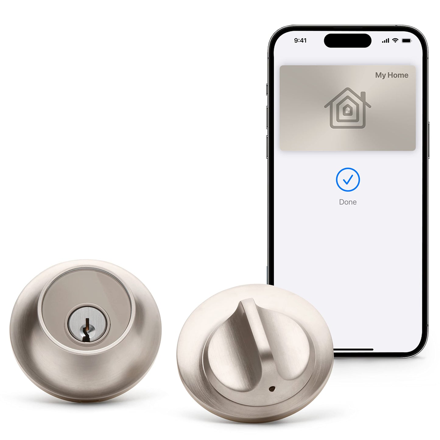 Level Bolt Smart Deadbolt - Make Your Lock Smart & Keep Your Existing Hardware and Keys - Keyless Entry via Level App (iOS & Android) - Works with Apple Home