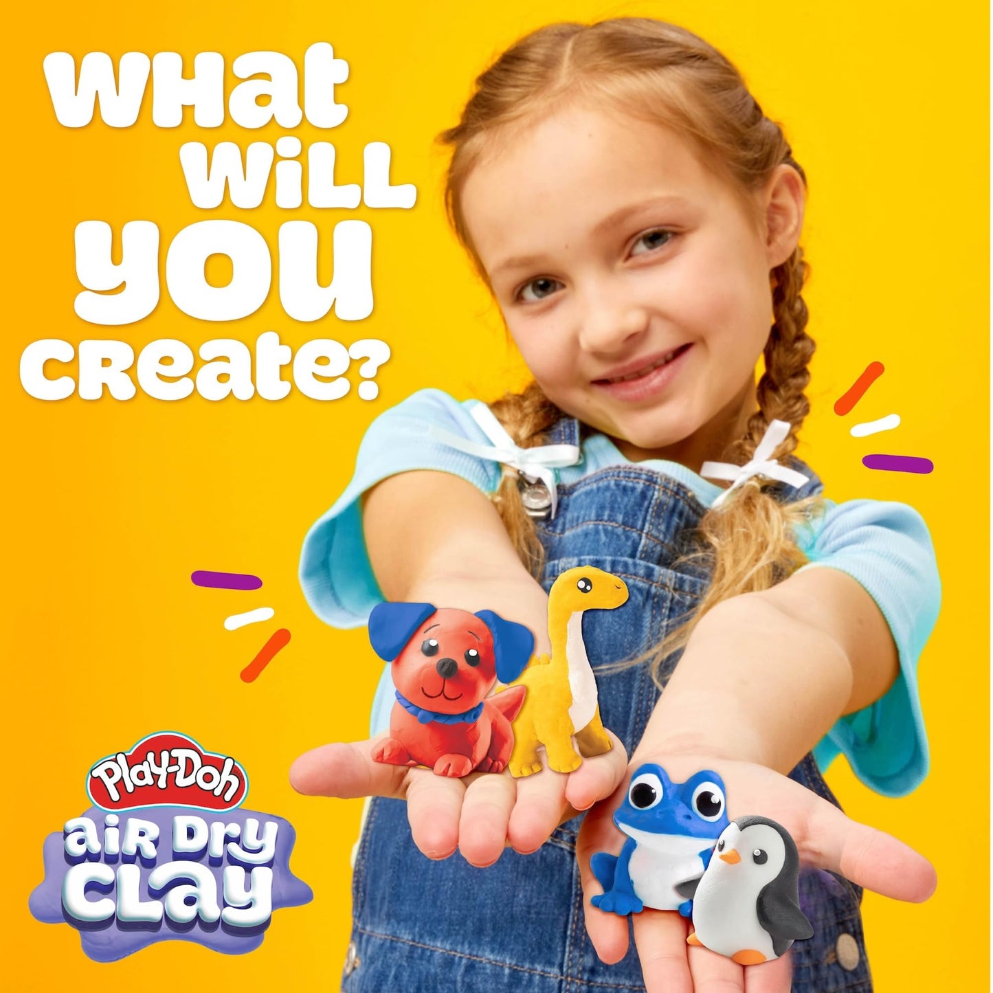 Play-Doh Air Dry Clay Case, Scented Variety Pack, 13 Air-Dry Clays, Fun Molds, Wiggly Eyes, and Sculpting Tool, Arts and Crafts Supplies, Modeling Clay, Fun Kids Activities, Pottery