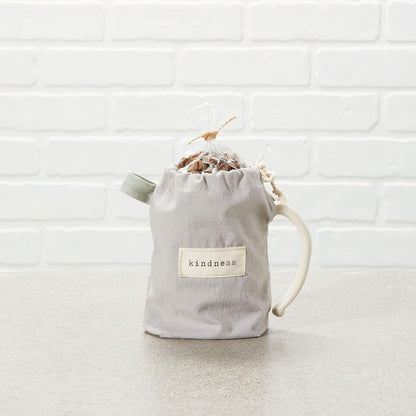 DEMDACO Kind Heart Cream Inspirational Ceramic Stoneware Coffee Mug, 16 Ounce
