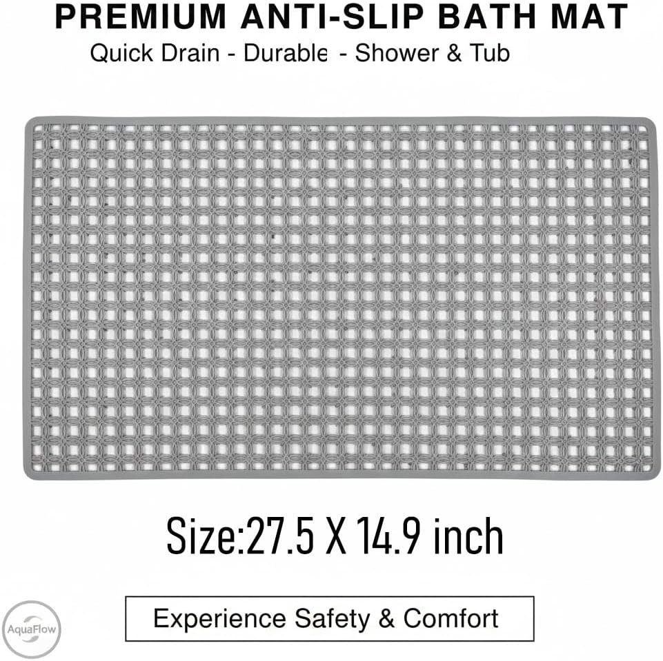 27x15,Machine 9) BEEHOMEE Bath Mats for Tub Kids,Baby Toddler - Large Cartoon Non-Slip Bathroom Bathtub Anti-Slip