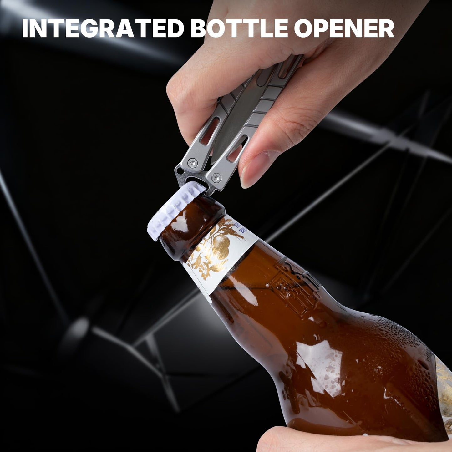 Tops Home Folding Scalpel Knife, Pocket Knife for Men, Utility Box Cutter, EDC Multitool with Bottle Opener, Pry Bar, Glass Breaker, Comes with 10 Replaceable #24 Scalpel Blades, Everyday Carry, Gift for Men, Him, Dad