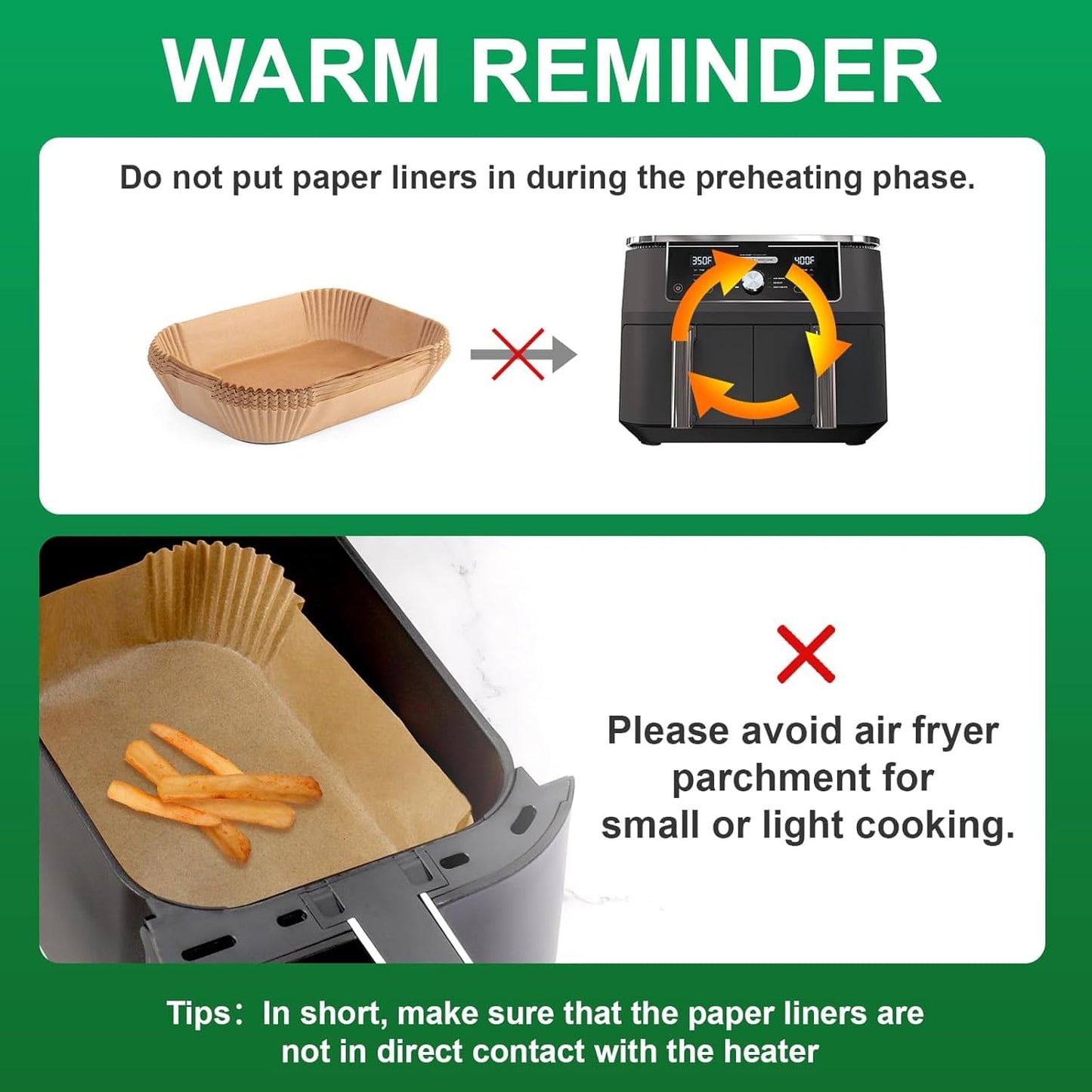 Small Air Fryer Liners Disposable Compatible with COSORI 2.1 Qt Air Fryer, 130 PCS Mini Air Fryer Liners Parchment Paper Baking Sheet for COSORI 2.1 Qt Accessories