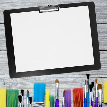 STOBOK A3 Horizontal Clipboard 17.24X12.59In Plastic Clip Board for Drawing Writing and Office Use Landscape Clip Pad for Artists Students and Professionals