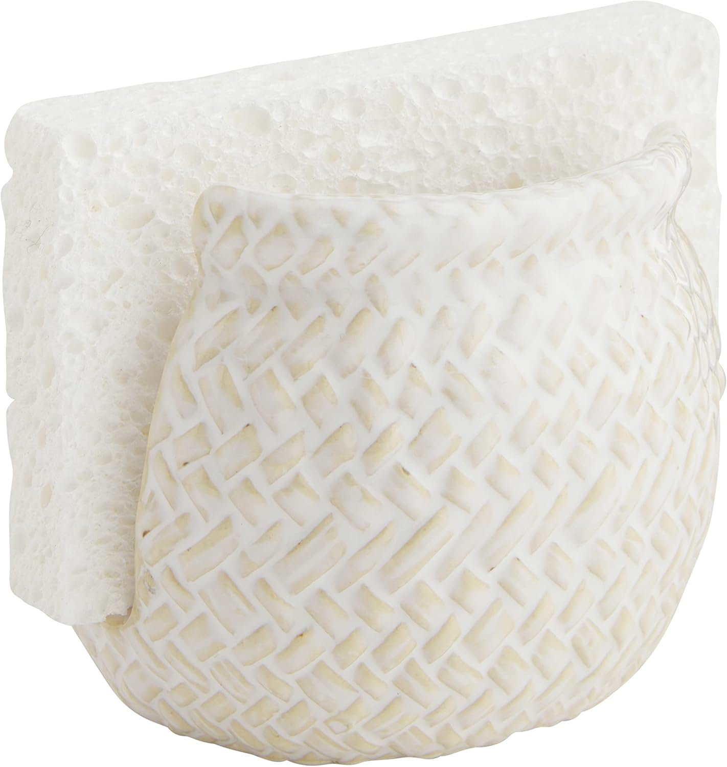 3 1/4" 3 1/2" Mud Pie Sponge Holder, Stoneware, x Dia