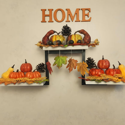 AOBOD Fake Pumpkin Decor Set,Mini Fake Pumpkin Decor,Fall Harvest Decorations,Halloween Thanksgiving Decor and Table Centerpieces