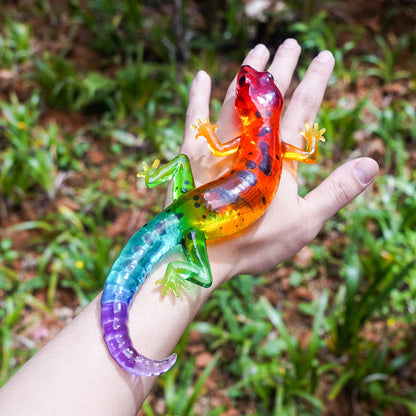 LET'S RESIN Resin Molds Silicone, 2 Pcs Animal Epoxy Resin molds with Realistic Frog and Lizard Shapes, 3D Lifelike Silicone Molds for Epoxy Resina, Wall Desktop, Cabinets Decor