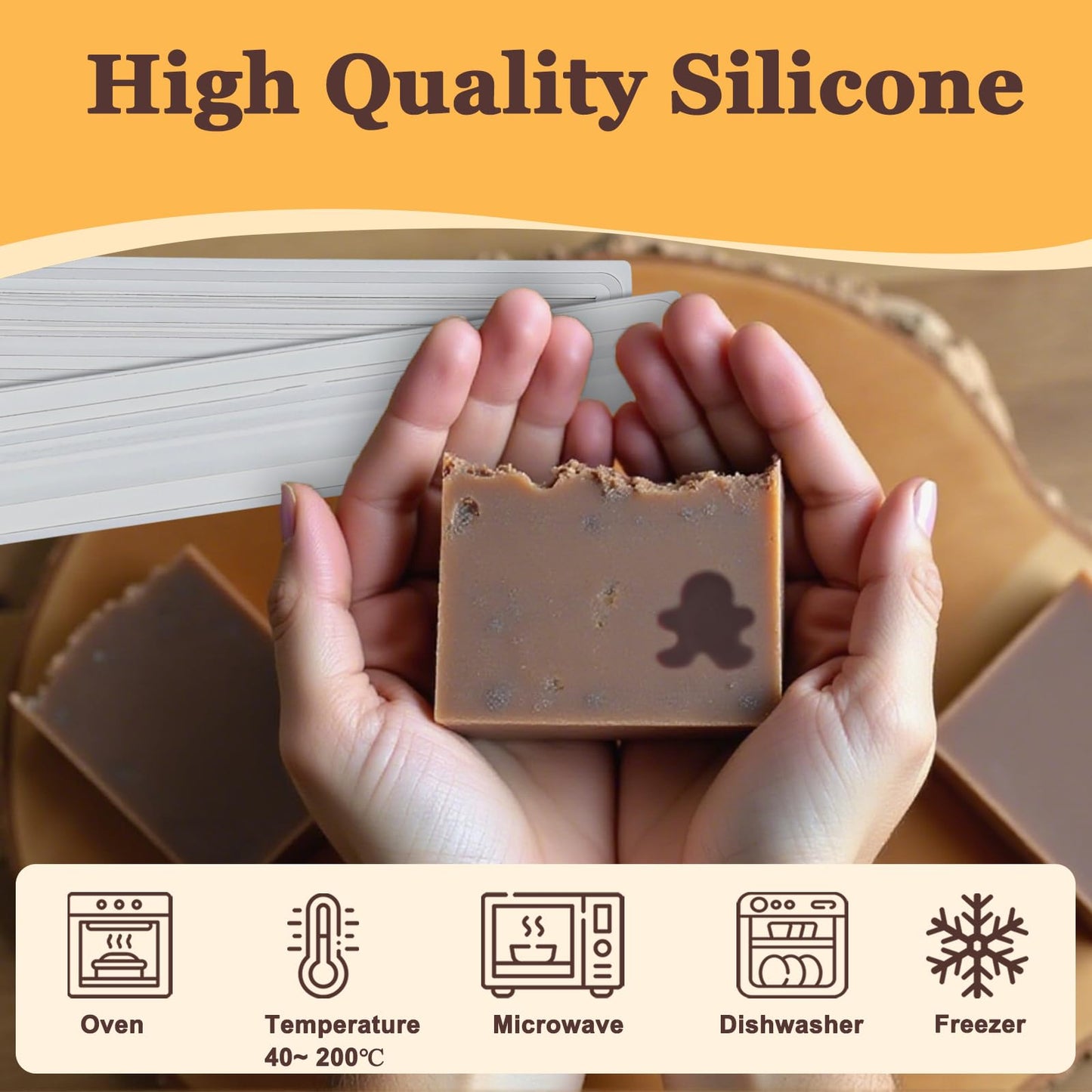 Column Silicone Soap Embed Molds Soap Making Supplies Tool Long Tube Silicone Mold Chocolate Candy Mold Handmade Candle Mold Set
