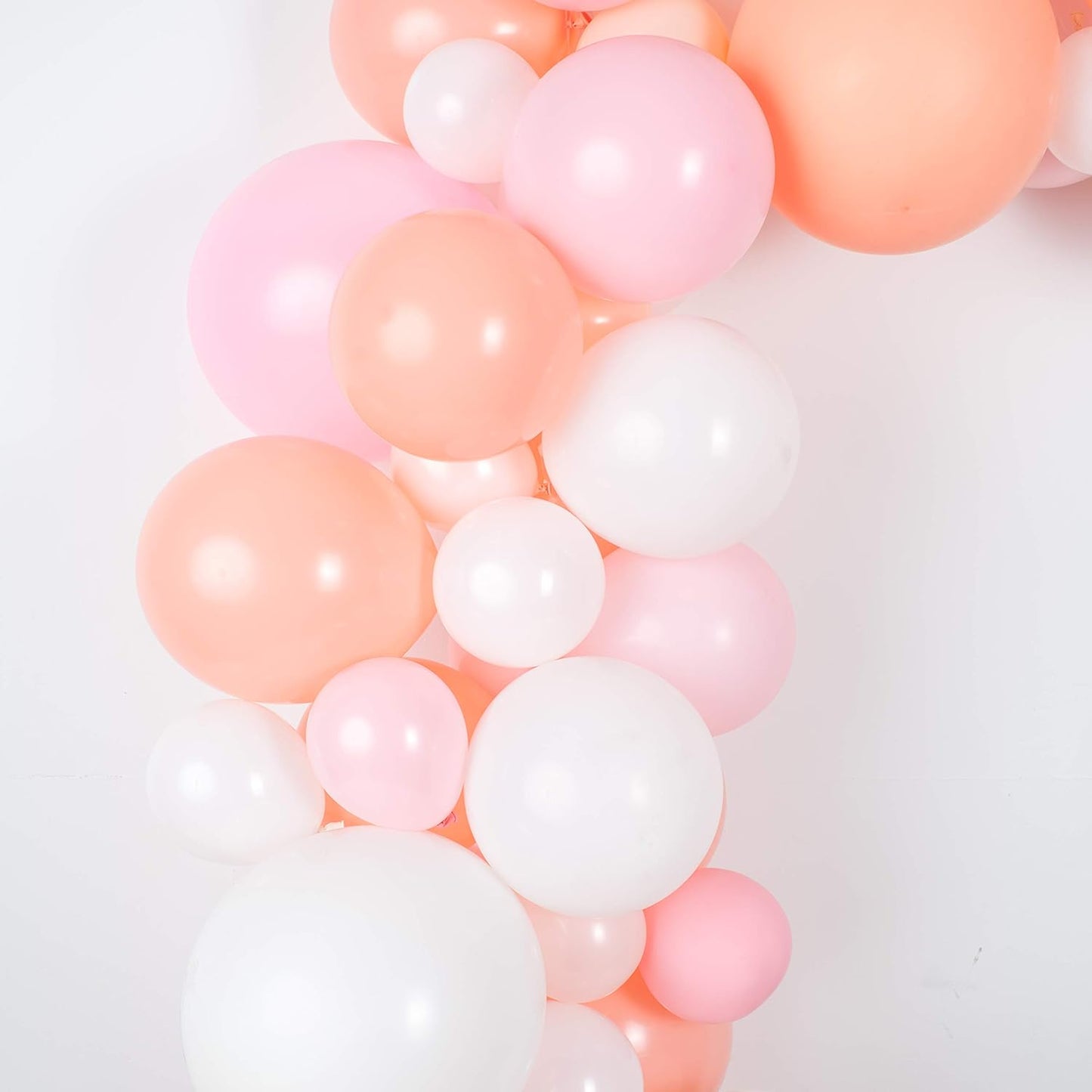 Balloon Garland Kit - Pink, White, Blush Balloons for Parties, Valentine's Day/Galentine's Party, Light Pink Balloon