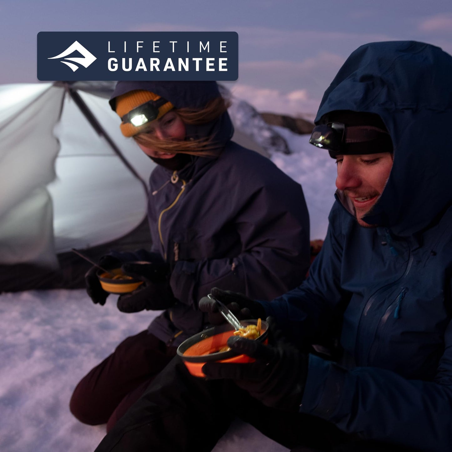 Sea to Summit Frontier Ultralight Collapsible Bowl, Medium (23 fl oz), Puffins Bill Orange