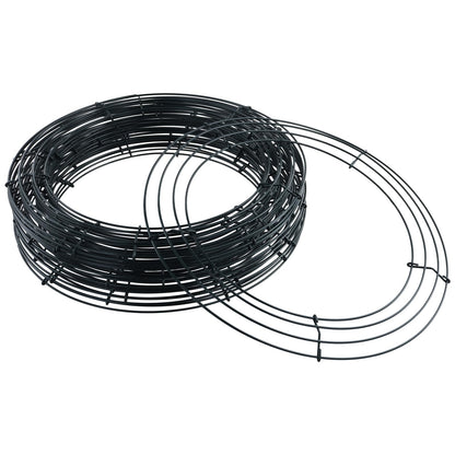 KINJOEK 15 Pack 12 Inch Wire Wreaths Frames, Wreath Forms Wreath Rings, Round Wire Frames for Wreaths, Christmas Decoration