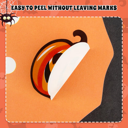 Thanksgiving Stickers for Kids,1000pcs Thanksgiving Character Stickers with 16 Patterns of Pumpkin, Use for Decorating Party, Envelope Seals Label and Candy Bags Sealing