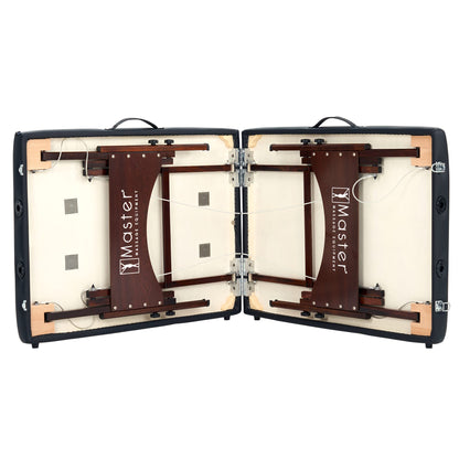 Master Massage Argo Black Portable Massage Table Package (Ambient Lighting System)