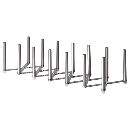 IKEA VARIERA Pot lid organizer, stainless steel (Set of 4, W: 5 ¾" X H: 4")