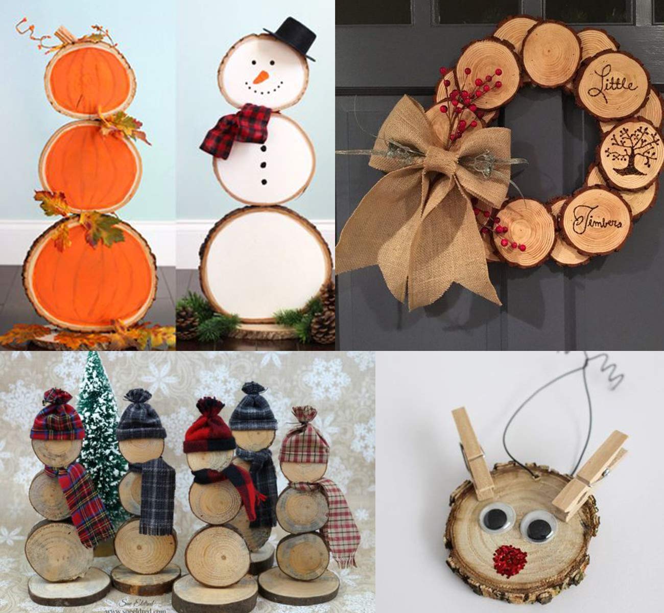50Pcs Wood Slices for Crafts, 2.4"-2.8" Unfinished Wood Circles for Crafts with Pre-drilled Hole and String, Unfinished Wood Rounds for Home Decor, Painting, Wooden Coasters, DIY, Party Wedding Decor