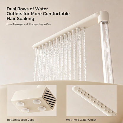 Portable Shampoo Bowl, Mobile Shampoo Basin, Features A Vertical Circulation Pump, A Height Adjustable Lifting Bracket, for Elderly, Pregnant Women, People with Limited