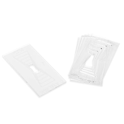 Nested WW Butterfly 2 - Bowtie - Acrylic Router Inlay Templates for Precise Wood Inlay Designs by Tarter Woodworking (MLIS) Multiple Layer Inlay System, Works with Router Inlay kit, Made in USA