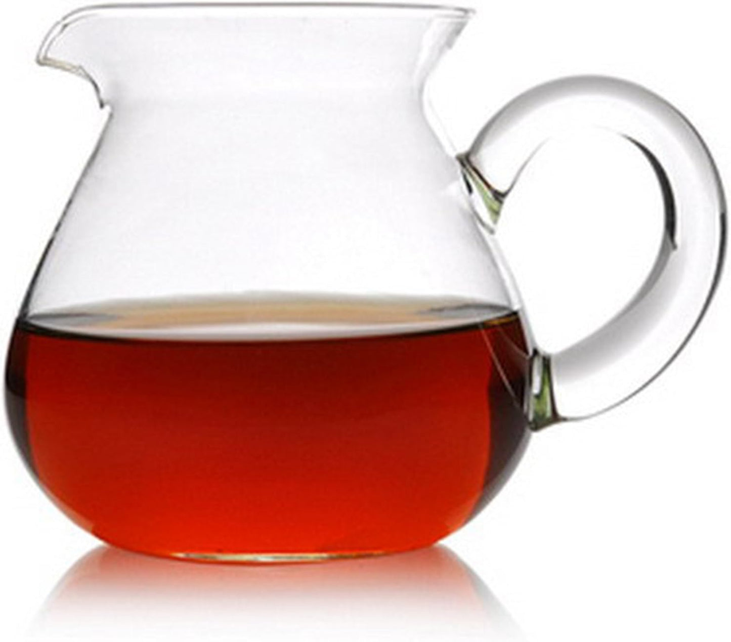 ELITEA Clear Glass Milk Tea Serving Pitcher, Cream Pitcher, 200ml / 7 fl.oz for Tea Coffee
