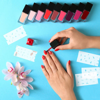 Custom Body Art Airbrush Nail Stencils - Nail Art Stencils Set #9: 300 Unique Designs from 20 Individual Templates