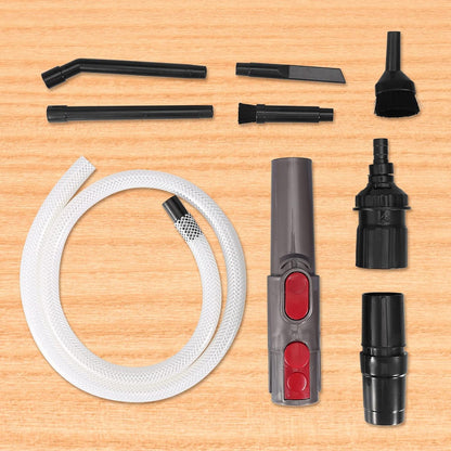 9Pcs Mini Micro Vacuum Cleaners Tool Kit, Flexible Crevice Adapter for DC35/45/58/59/62 V6 Cars, Sewing Machines,