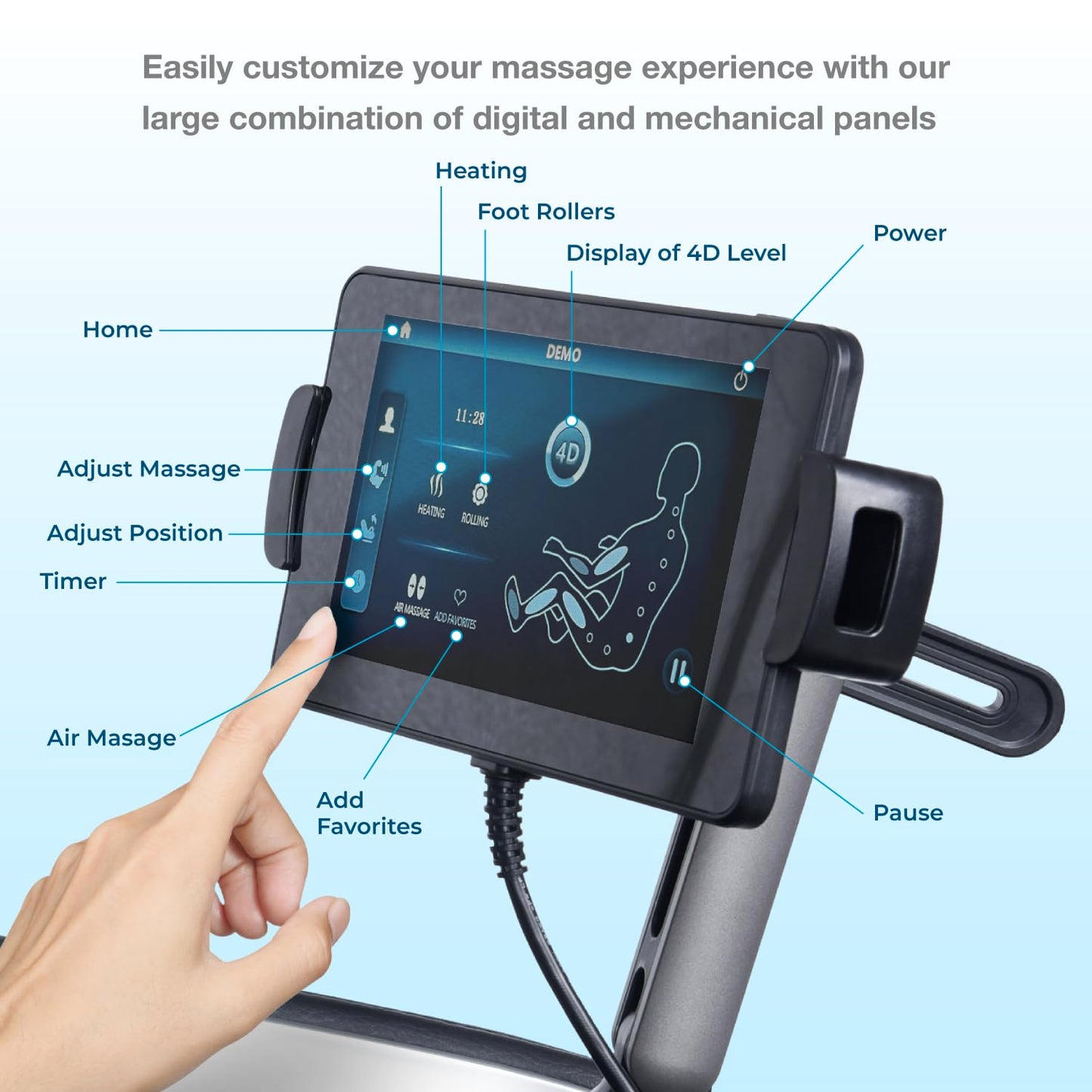 Osaki Vibe 4D l 4D Massage Mechanism l Automatic Body Scan l Deep Calf-Kneading l Space-Saving Technology l 3-Stage Zero Gravity l 32-Cell Full Body Air Massage