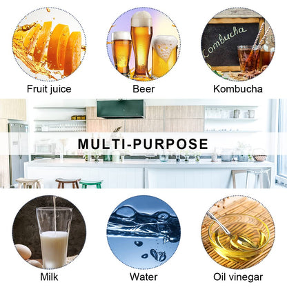 ZEBEIYU Swing Top Glass Bottles 4 oz With Flip Airtight Lids for Home Brewing, Beverages, Oil, Vinegar, Water, Soda, Kefir, Limoncello, Homemade liquor, vanilla（10 Pack