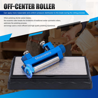 Chisel Sharpening Kit with Adjustable Honing Guide – Wood Chisel Sharpener for Chisels and Planer Blades – Precision Angle Control – No Sharpening Stone Included