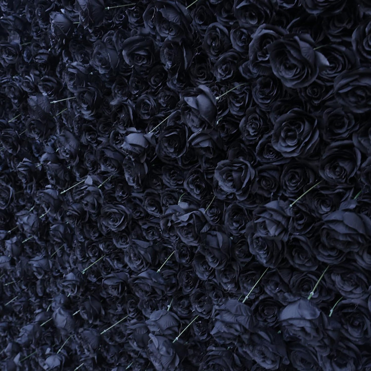 ERoomQ Rose Flower Wall Backdrop - Artificial Flower Wall Panels Faux Roses Hanging Floral Backdrop for Flowers Panel Decor Party Wedding Bridal Shower Baby Shower,3M*3M