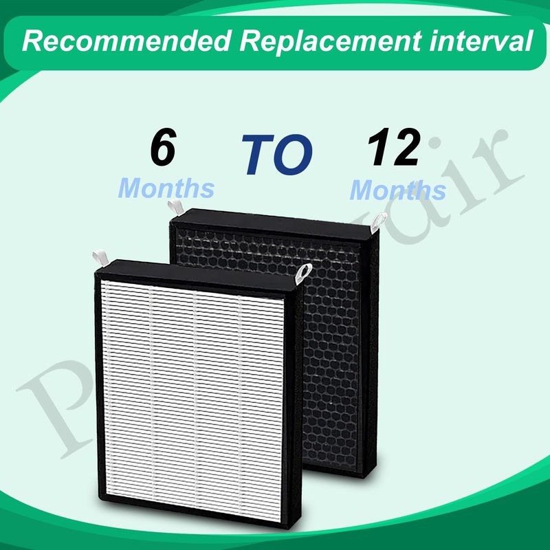 Prestivair 2 Pack 47001 HEPA/Carbon Combo Replacement Filters Compatible with NUWAVE OxyPure Model 47001 47002 47003 47004 47005 and 47006 Air Purifiers