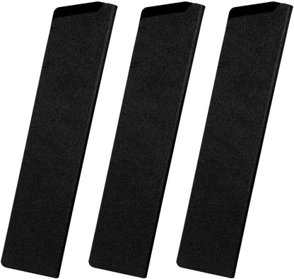XYJ 3pcs/set Safety Knife Sheath Sleeves, Universal Knife Edge Guards for 10'' Kitchen Knife, Black ABS Blade Protectors