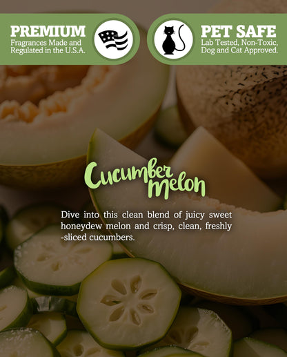 Shortie's Candle Company Cucumber Melon Premium Wax Melts 4 Pack - 12 Oz., Strong & Long Lasting, Non-Toxic - Made with Essential & Natural Oils - Formula 117