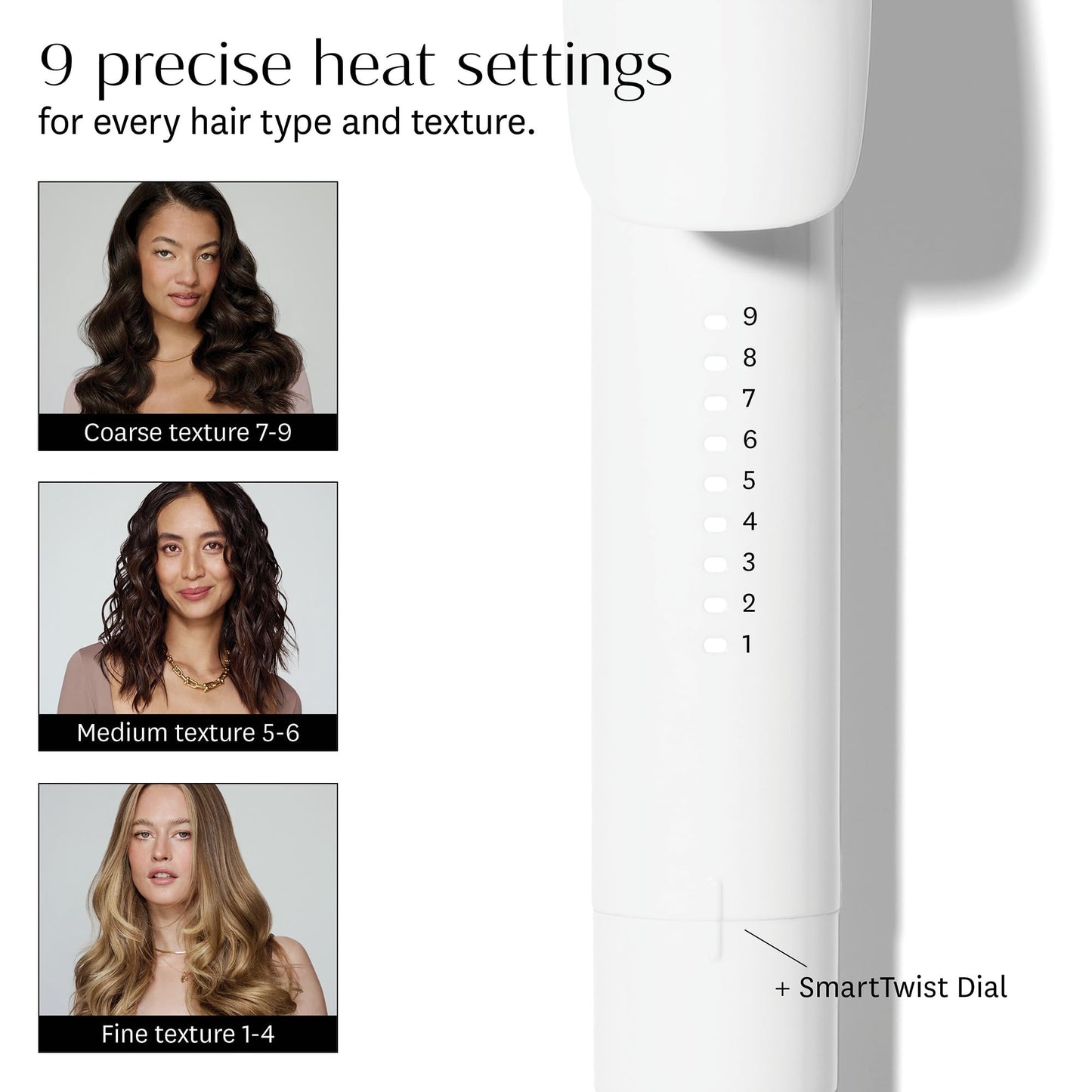 T3 SinglePass Curl X Extra-Long Barrel 1", 1.25", 1.5" Curling Iron with 9 Heat Settings and Ceramic Barrel for Fast Styling and Lasting Results on All Hair Types