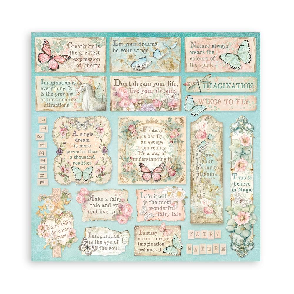 Stamperia Intl Scrapbooking Paper, Multi 10 Count(Pack of 1)